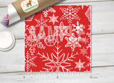Snowflakes Patterned Adhesive Vinyl 155